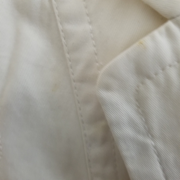 Eddie Bauer Ivory/Cream Twill Jacket Blazer - Picture 7 of 9